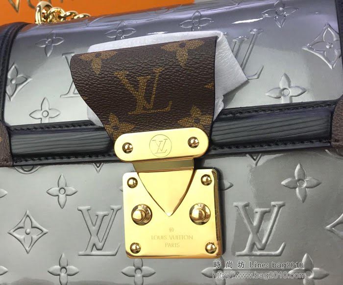 路易威登LV女包 頂級原單 Wynwood手袋 Monogram Vernis漆皮碰撞 2019夏季膠囊系列 壓紋漆光牛皮 單肩斜挎包  ydh2682